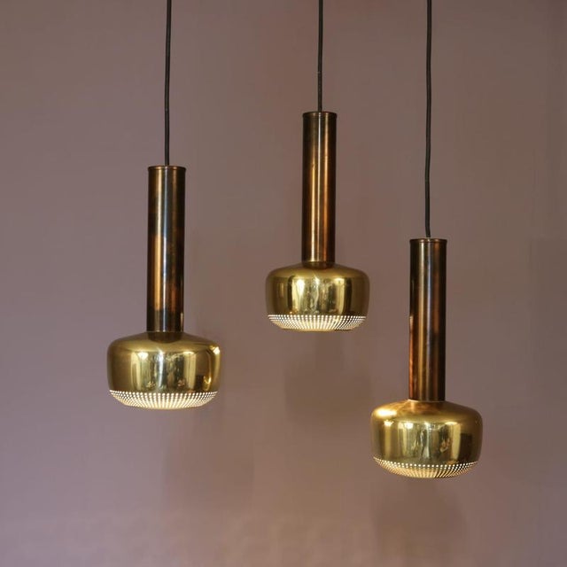 Vl56″ Lamp in Brass by Vilhelm Lauritzen for Louis Poulsen, Denmark, 1950s For Sale - Image 11 of 18