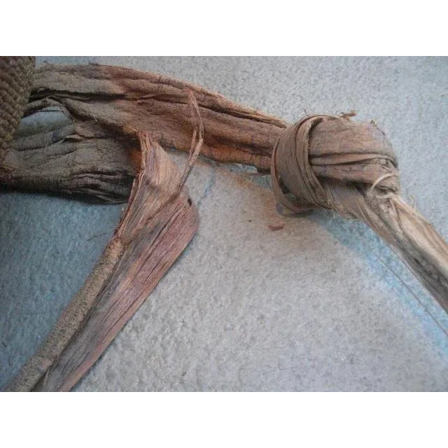 Vintage Yanomami Gathering Basket With Handle For Sale - Image 11 of 12