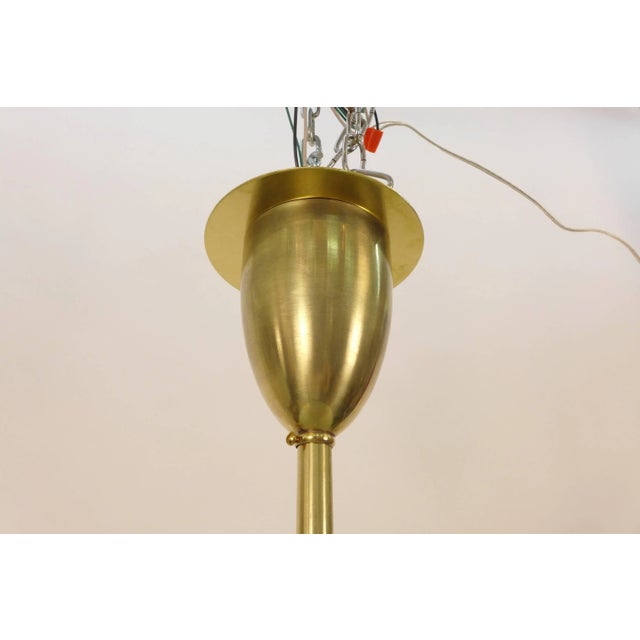 Etched Glass Chandeliers in the Style of Pietro Chiesa for Fontana Arte For Sale - Image 10 of 11