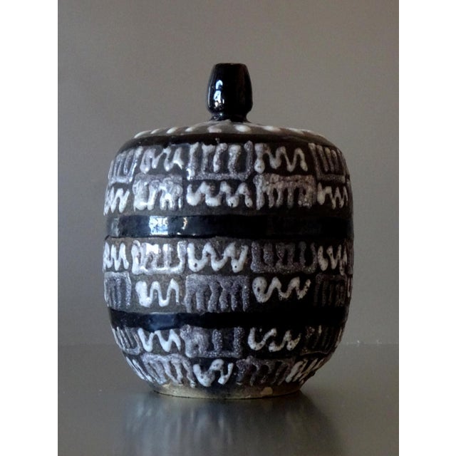 Mid-Century Modern Scandinavian Ceramic Vase, 1960s For Sale - Image 3 of 10