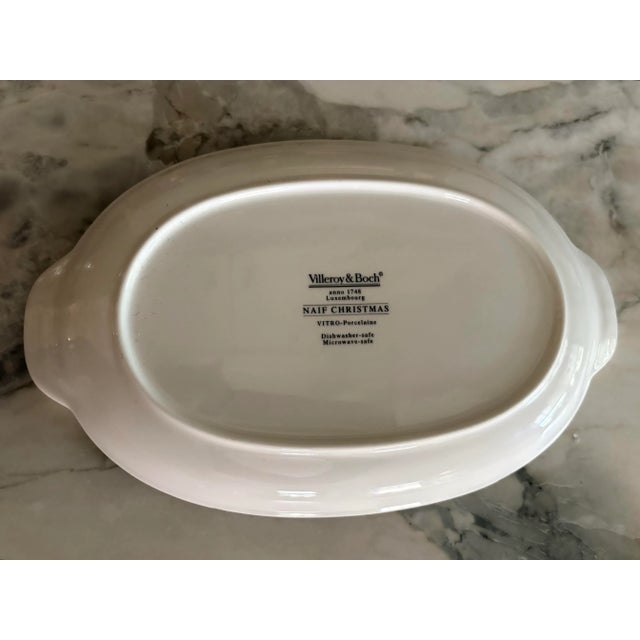 1990s 1990's Villeroy and Boch Naïf Christmas Tea, Sandwich, Pastries Sweets Set For Sale - Image 5 of 13