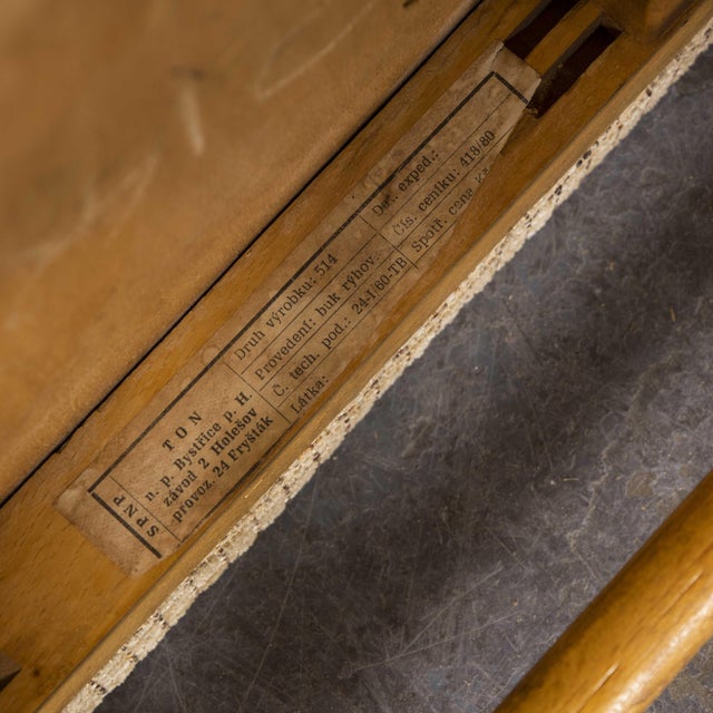 Upholstered Dining Chairs by Radomir Hoffman for Thon, 1950s, Set of 4 For Sale - Image 6 of 11