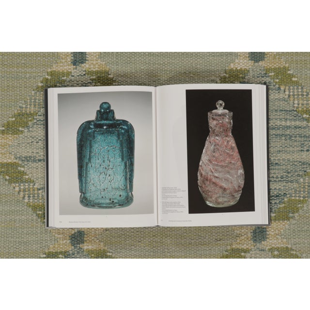 Beige Rug & Kilim’s Scandinavian-Inspired Rug in Sage and Blue With Diamond Lattice For Sale - Image 8 of 9