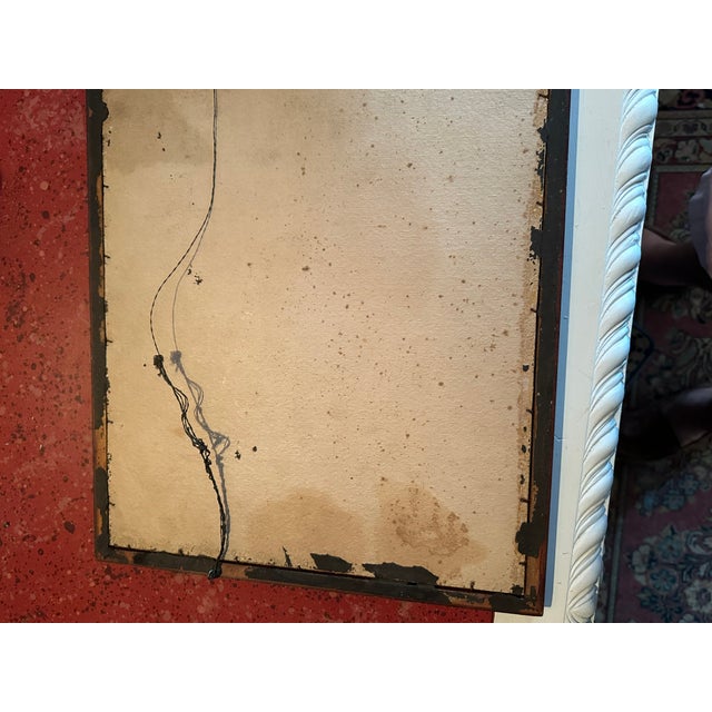 1930s Framed Crest of Mexico an Eagle With a Snake in Its Mouth Crafted Entirely From Feathers For Sale - Image 10 of 10