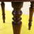 Round Wood Table with Turned Legs For Sale - Image 4 of 9