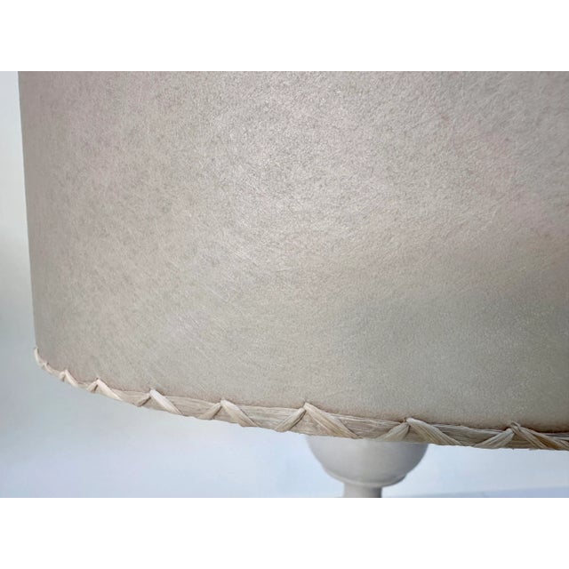 Large Sculptural Bubble Ceramic Table Lamp with Parchment Lampshade, West Germany, 1960s For Sale - Image 10 of 18