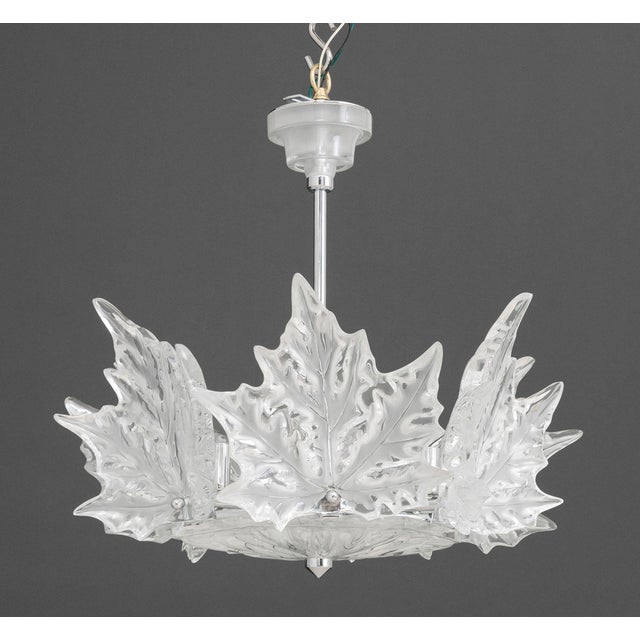 Lalique Lalique Champs-Elysees Chandelier For Sale - Image 4 of 16