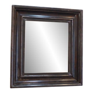 19th Century Silverleaf Pewter Tone Accent Mirror For Sale