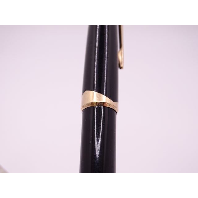 Meisterstuck Fountain Pen No12 in Black Resin and Gold Plating from Montblanc, 1990s For Sale - Image 15 of 18