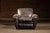 Vintage Leather Lounge Armchair in Black by Klaussner For Sale - Image 4 of 9