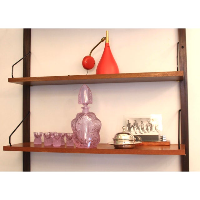 Mid-Century Modern Mid-Century Royal System Wall Shelf by Poul Cadovius for Cado, Denmark, 1960s For Sale - Image 3 of 15