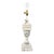 Vintage Italian-Style Marble Urn Lamp For Sale