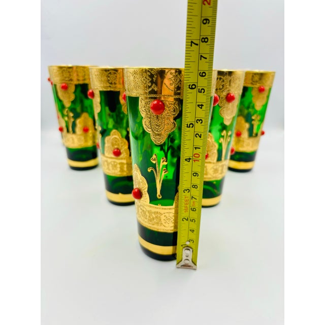 Mid 20th Century Mid-Century Modern Stunning Italian Cocktail Glasses ~ Set of Twelve For Sale - Image 10 of 12