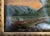 19th Century Luminist Folk Art Landscape Painting With Sunset For Sale - Image 10 of 17