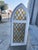 This is one of four windows salvaged out of an old church in Los Angeles. This window has such charm to it, I absolutely...