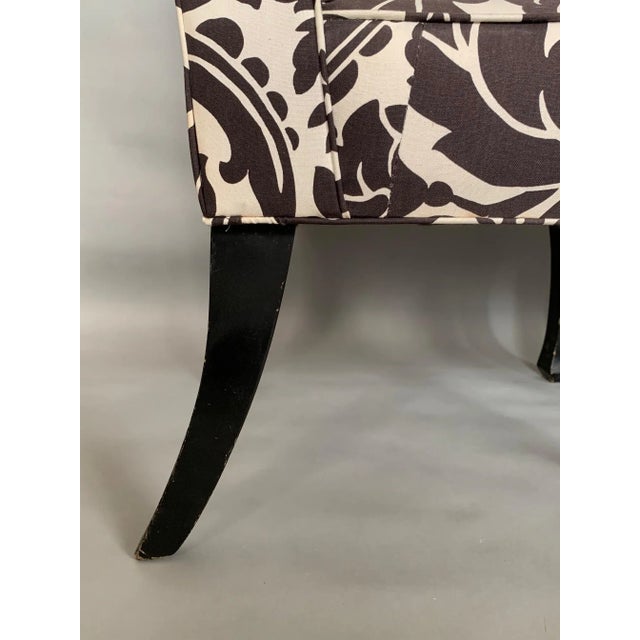 Asian 1950s Vintage High Back Decorator Chairs- A Pair For Sale - Image 3 of 10