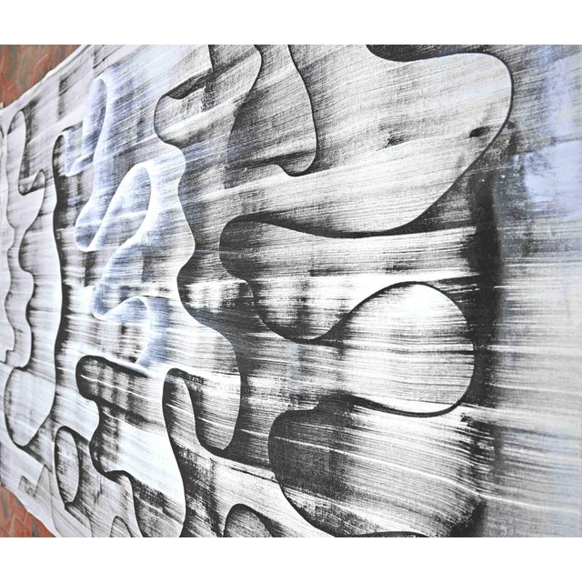 Sumit Mehndiratta, Composition No. 463, Acrylic on Canvas, in Upcycled conditions. Designed from 2000 Signed by Maker