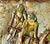 Contemporary Late 20th Century Original Sculptural Metal Wall Art Piece Depicting Racing Bicyclists For Sale - Image 3 of 7