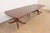 Smith & Watson Georgian Banded Cherry and Burl Wood Double Pedestal Extension Dining Table, Newly Refinished For Sale - Image 13 of 13