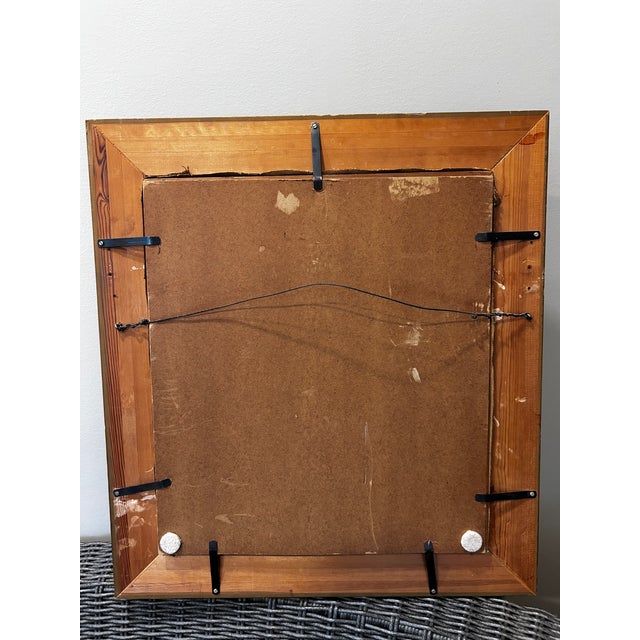 Vintage 1940 Original Oil Painting Portrait of Boy Signed R. Blackmon, Original Gilt Frame Child Portrait For Sale - Image 9 of 11