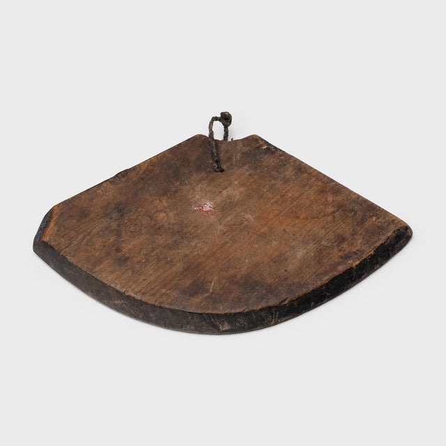 Chinese Provincial Fan Form Tray, C. 1850 For Sale - Image 4 of 4