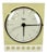Vintage Kitchen Ceramic Wall Clock from Diehl, 1960s For Sale