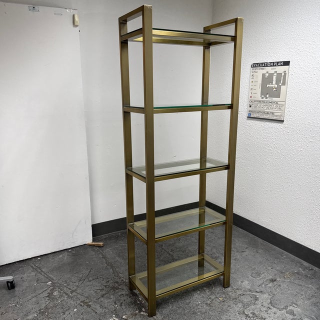 Industrial Mark Daniel for Crate & Barrel Pilsen Shelves For Sale - Image 3 of 12
