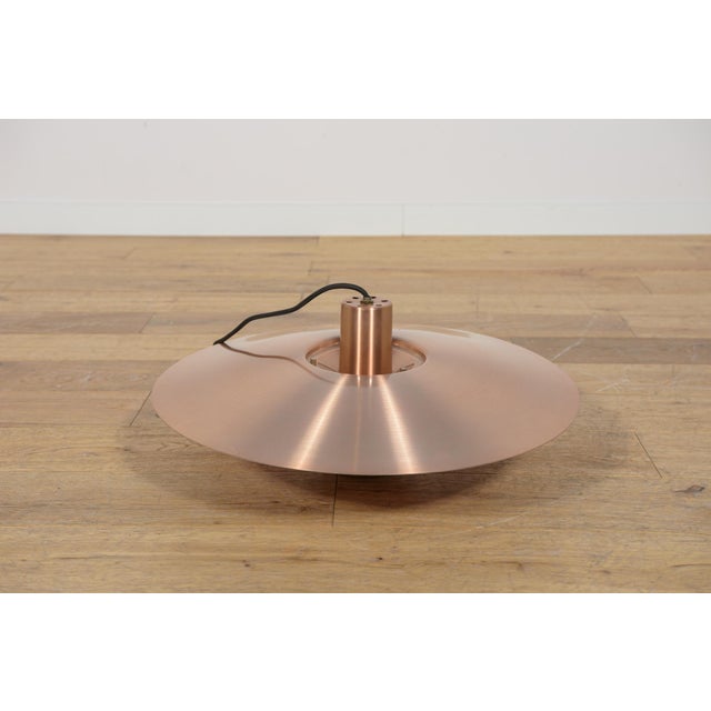 Metal Mid-Century Pendant Lamp, Denmark, 1960s For Sale - Image 7 of 18