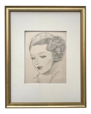 Vintage Hollywoodour Portrait LorettaYoung C.1940