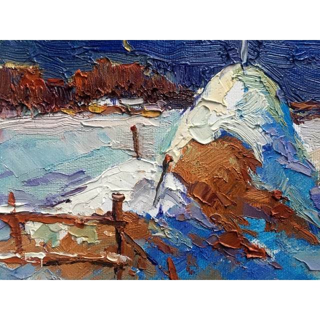 Oil Painting Monthly Winter Oksana Ivanyuk For Sale - Image 10 of 11