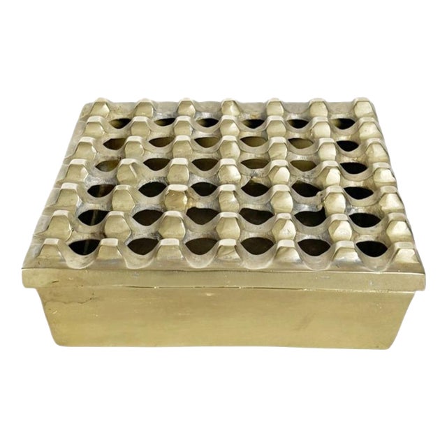Ultima Brass Ashtray attributed to Beck & Jung, Denmark, 1960s For Sale