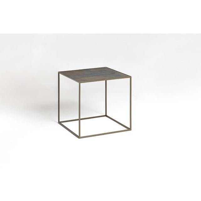 Cubo Bronze Impronte Coffee Table by Disain1971 Dimensions: W 45 x D 45 x H 45 cm Materials: Bronze. Weight: 3 kg....