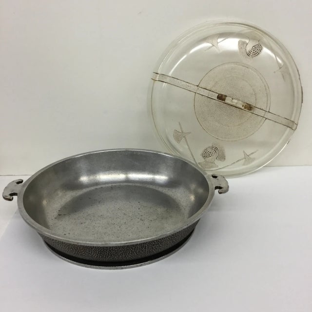 Antique Glass Covered Frying Pan For Sale - Image 10 of 11