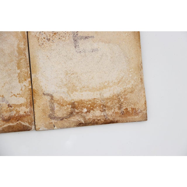 19th Century Set of Two Tiles Depicting Trees, Portuguese Baroque For Sale - Image 10 of 10