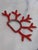 Nautical Red Coral Beaded Napkin Rings For Sale - Image 3 of 13