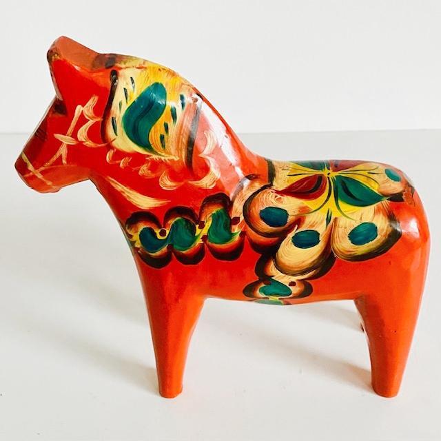 Vintage Swedish Dala Horse Statue by Nils Olsson, 1960s For Sale - Image 6 of 8