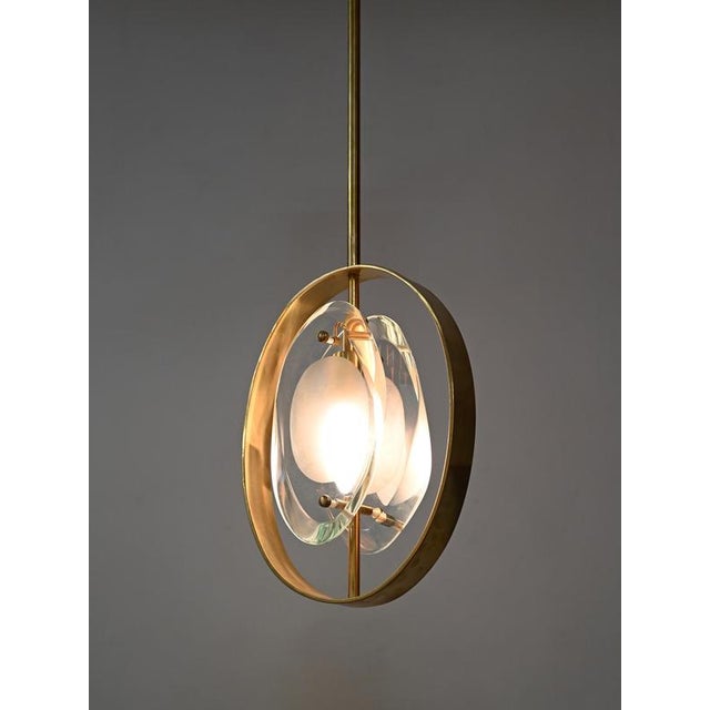 Model 1933 Pendant Light by Max Ingrand for Fontana Arte, Italy, 1961 For Sale - Image 18 of 18
