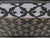 Metal Vintage American Arts & Craft Style Cast Iron Fireplace Screen For Sale - Image 7 of 7