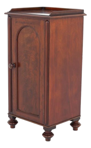 William IV Bedside Chest in Mahogany, 19th Century