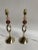 Murano Crystal & Bronze Lamps, Set of 2 For Sale - Image 9 of 9