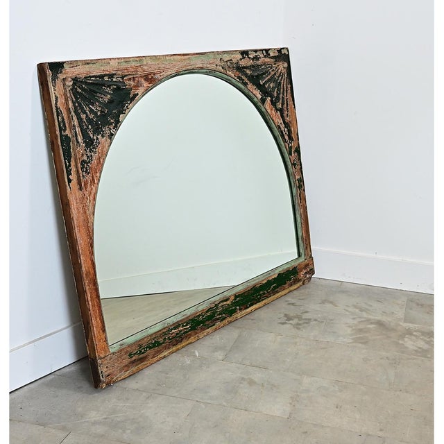 French 19th Century Window Transom Mirror For Sale In Baton Rouge - Image 6 of 11