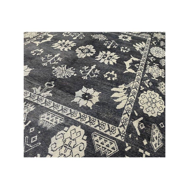 10x14 Turkish Oushak Area Rug - 111115 For Sale - Image 9 of 13
