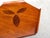 Mid Century Modern Lane Altavista Walnut Hexagon 3 Leg Side Table W/ Inlay For Sale In Seattle - Image 6 of 15
