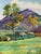 1930s Landscape Watercolor Paintings, Two-Sided Pier Docks and Mountains For Sale In Richmond - Image 6 of 6