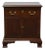 Late 20th Century Councill Craftsman Solid Mahogany Traditional Chippendale Style 24" Cabinet Nightstand For Sale