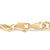 Contemporary 14K Yellow Gold 5/8 Cttw Diamond Cluster Curb Chain Bracelet For Sale - Image 3 of 4