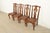 Henredon Georgian Carved Oak and Cane Side Chairs or Dining Chairs, Pair For Sale - Image 14 of 15