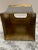 1990s Vintage Hammered Brass Metal Tissue Box Cover For Sale - Image 5 of 7