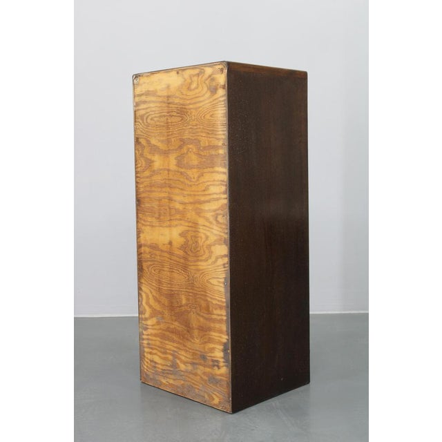 Tambour Office Wooden Cabinet, 1950s For Sale - Image 15 of 18