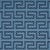 Schumacher A Maze Embroidery Fabric in Cadet For Sale